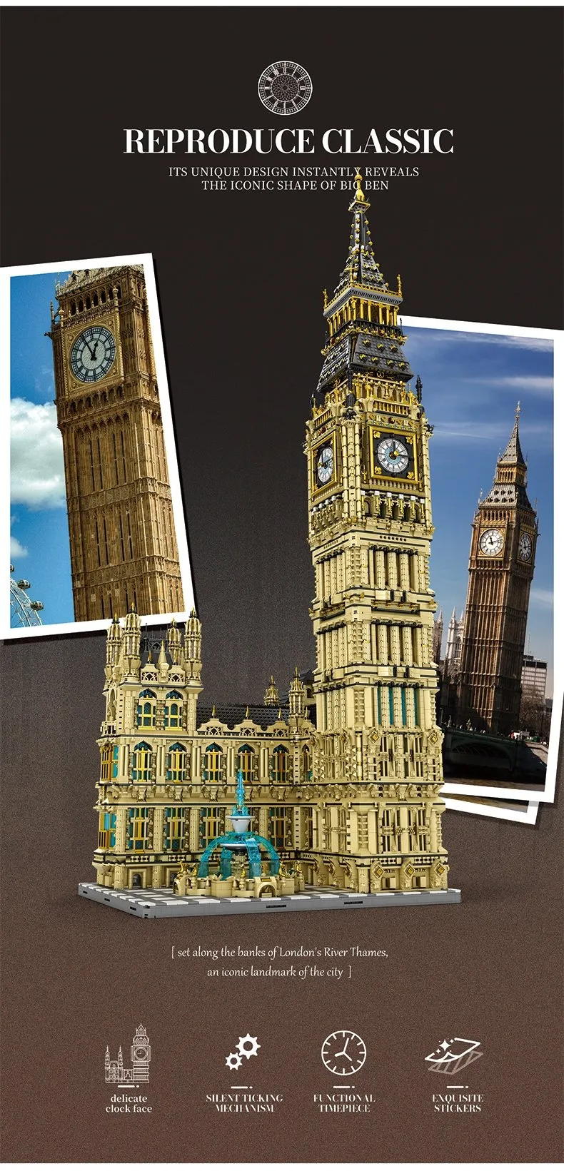 Briques REOBRIX 55012 - Big Ben - 13 825 éléments