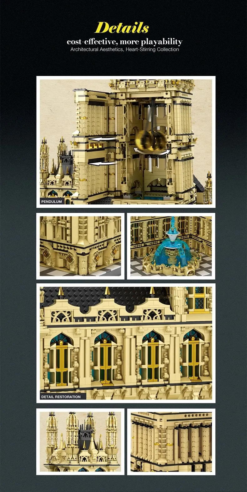 Briques REOBRIX 55012 - Big Ben - 13 825 éléments